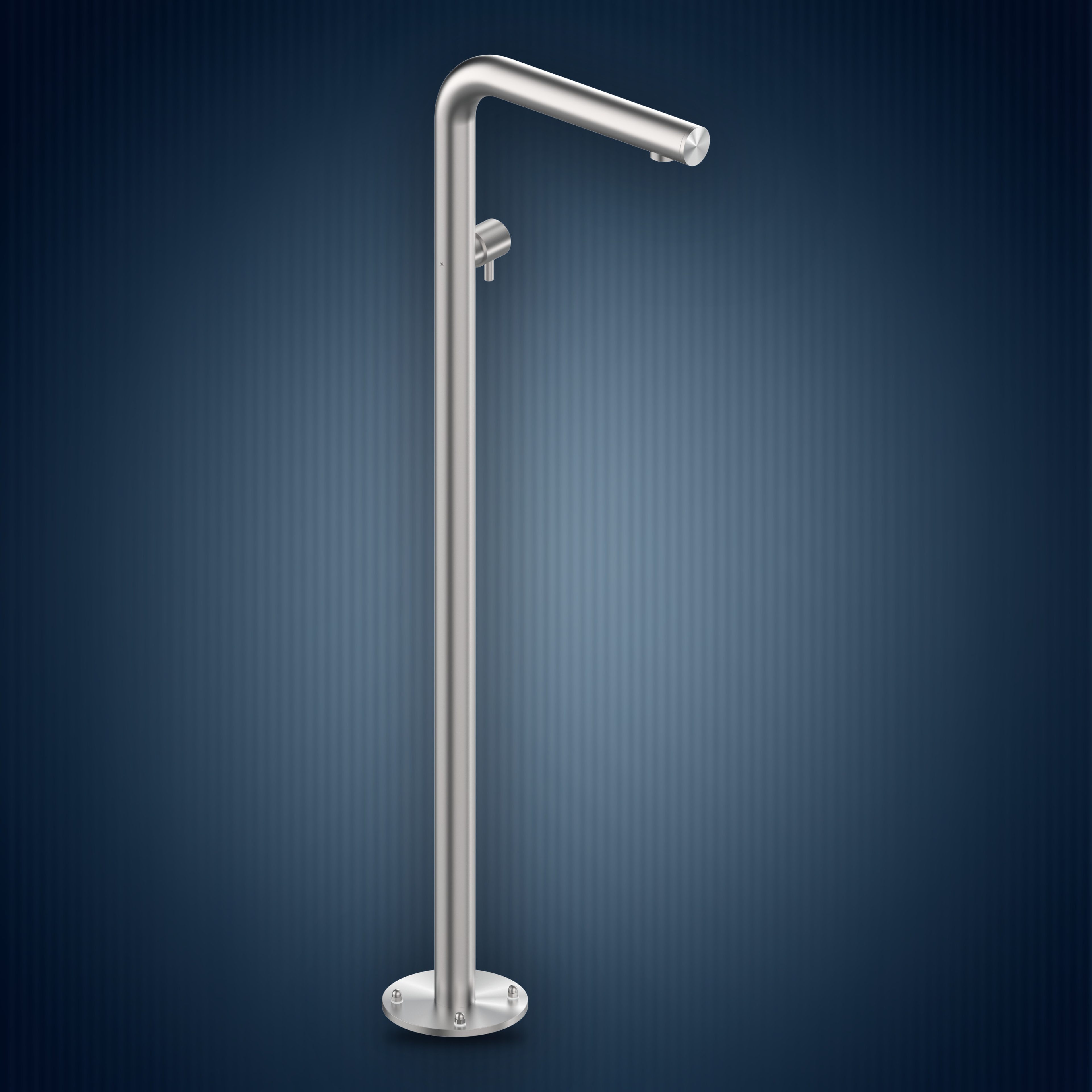 Colonna per lavabo con rubinetto d'arresto S40L, collezione Skinny