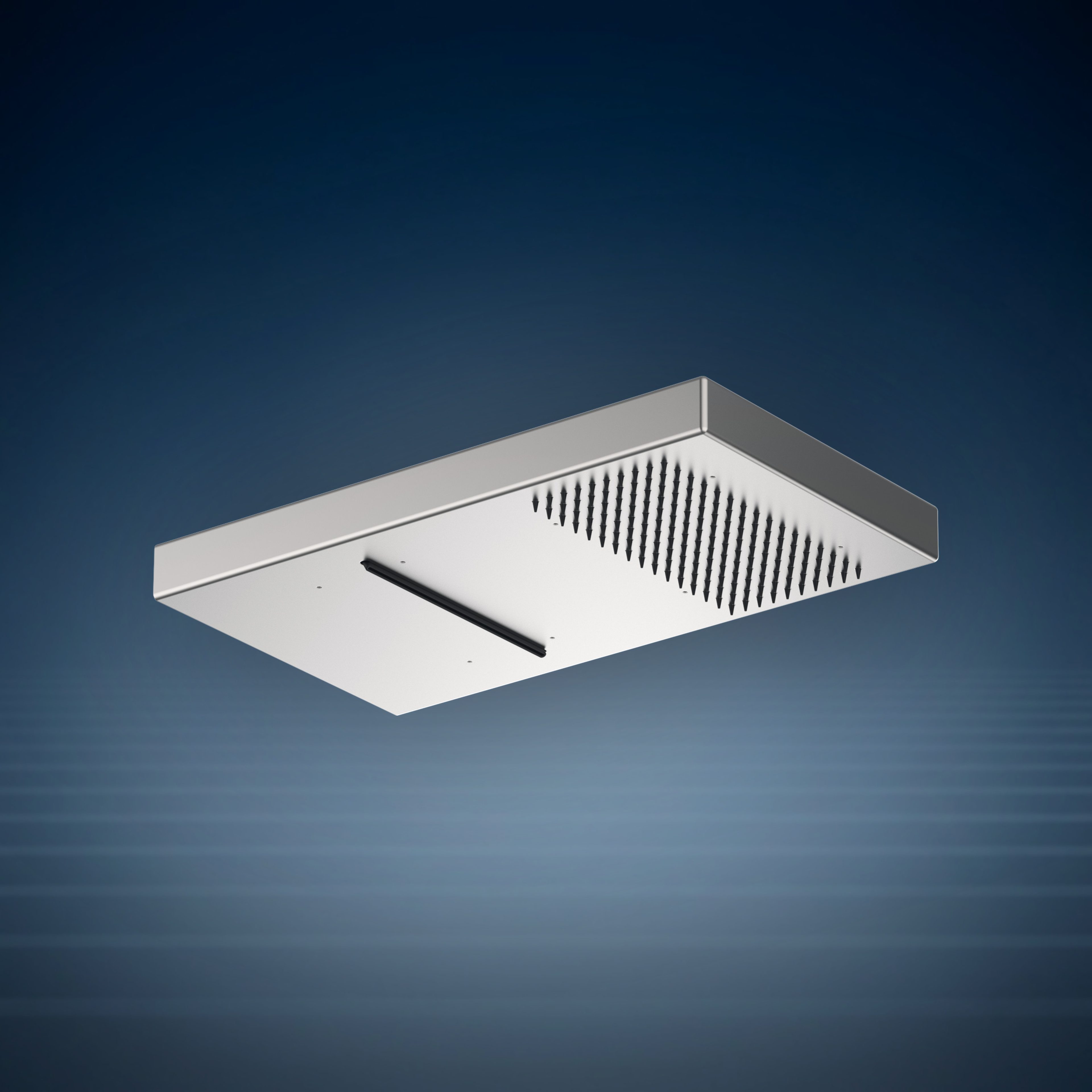 Soffione doccia da parete con cascata SA300.SC, collezione Waterline