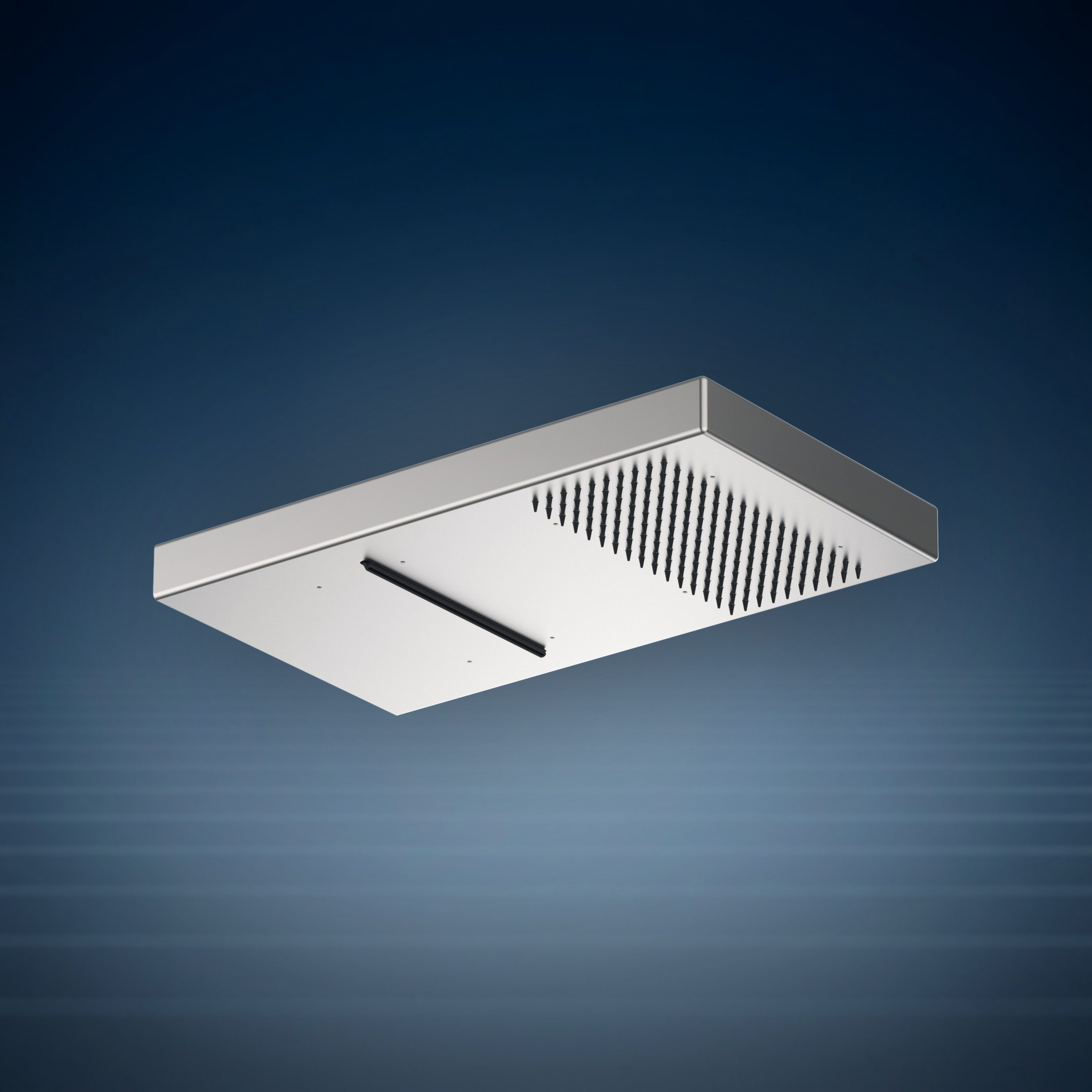 Soffione doccia da parete con cascata SA300.SC, collezione Waterline