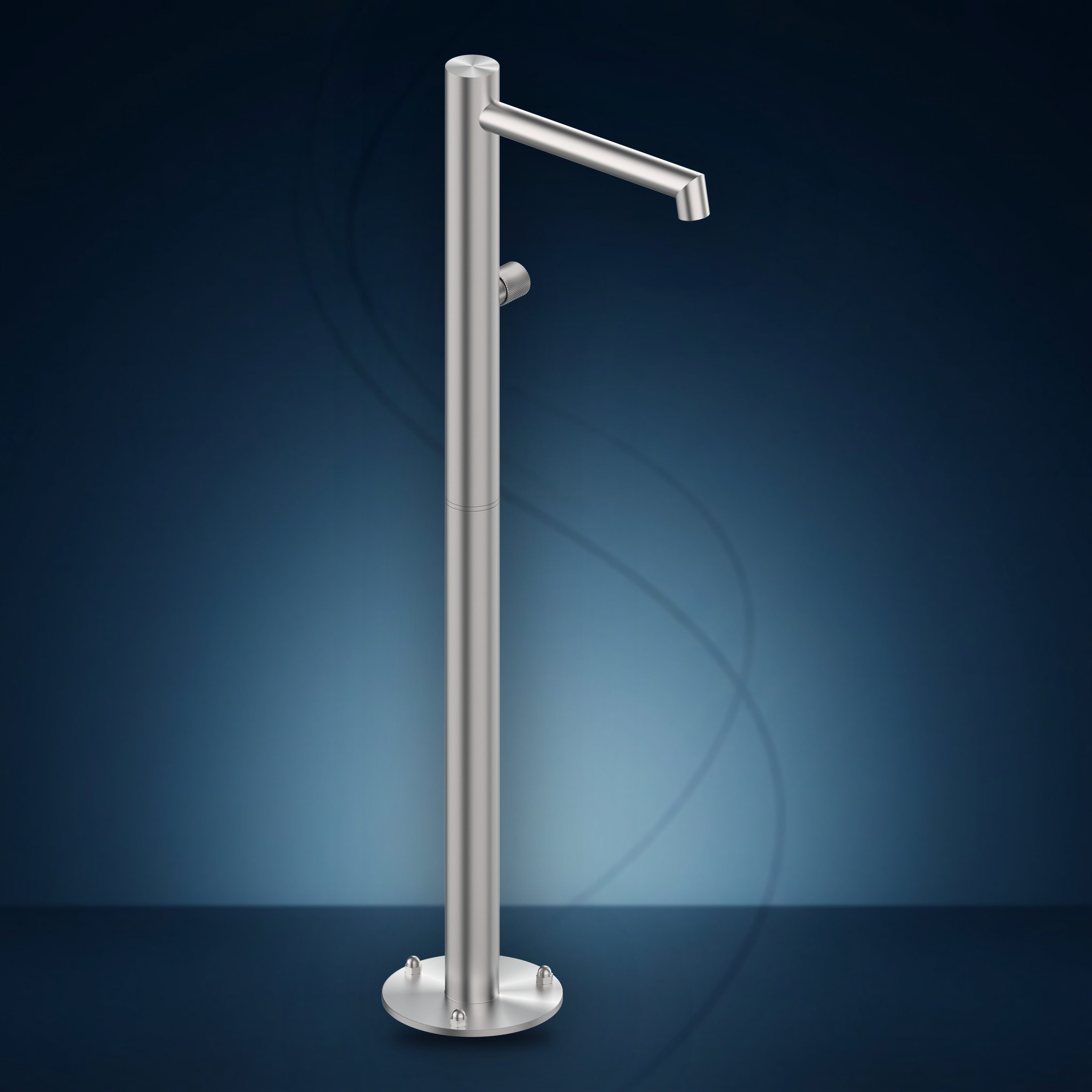Colonna per lavabo con miscelatore. PVD F60L.D.M, collezione Flamingo