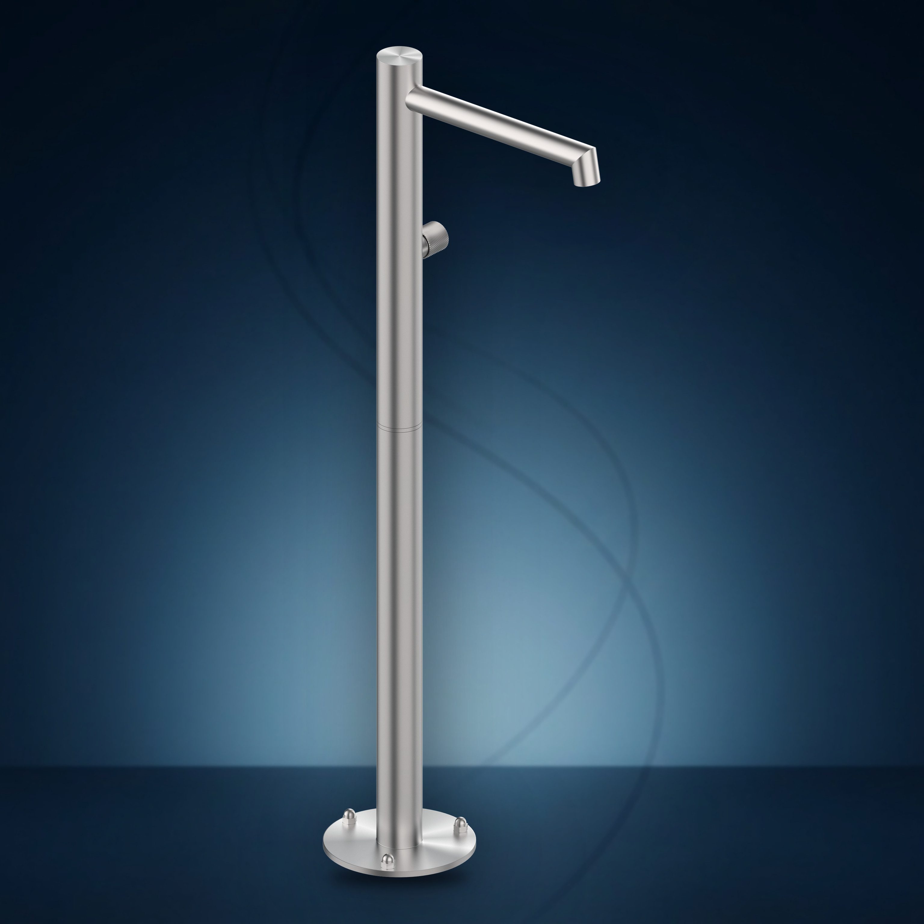 Colonna per lavabo con miscelatore. PVD F60L.D.M, collezione Flamingo