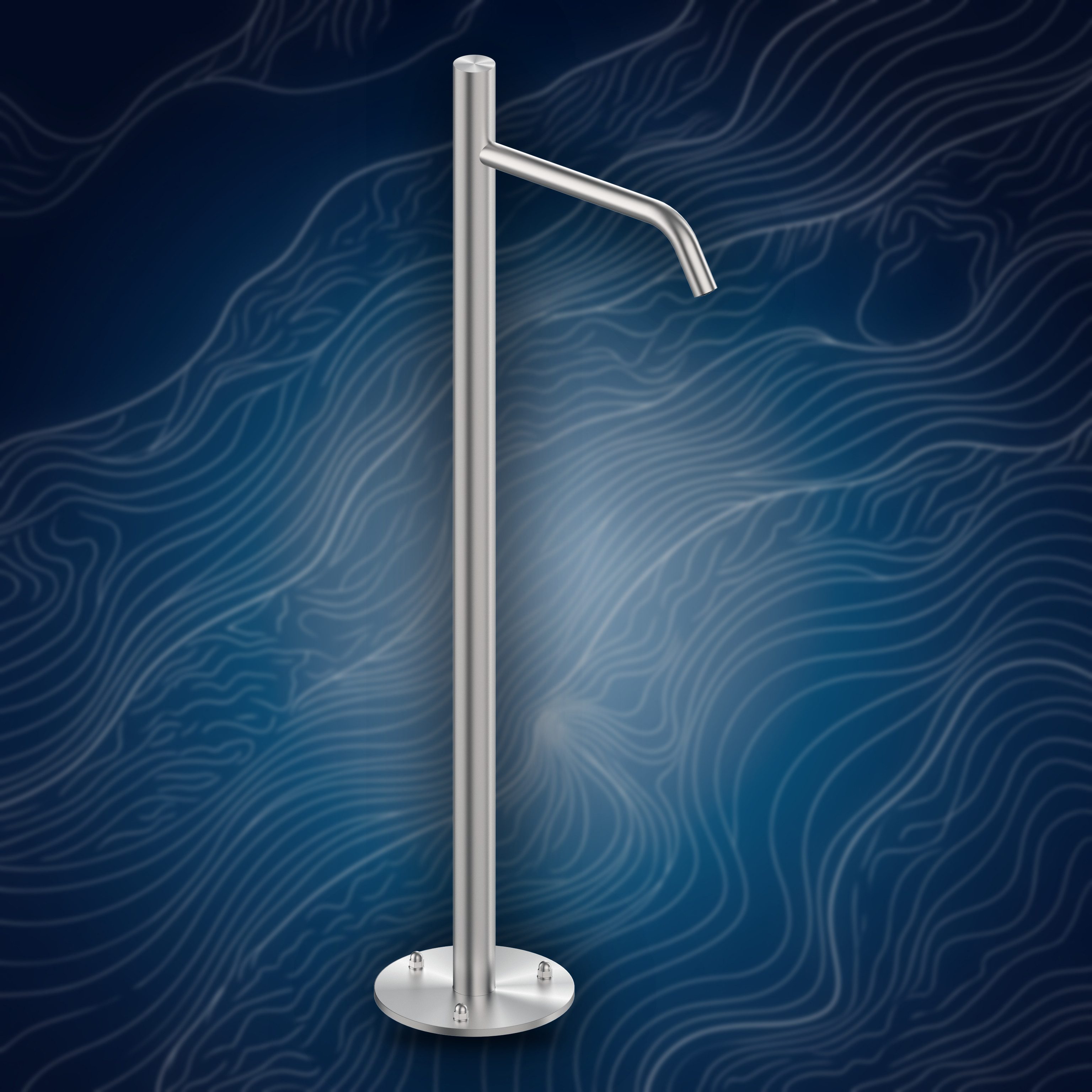 Colonna per vasca per comando remoto I40V.RC, collezione Ille