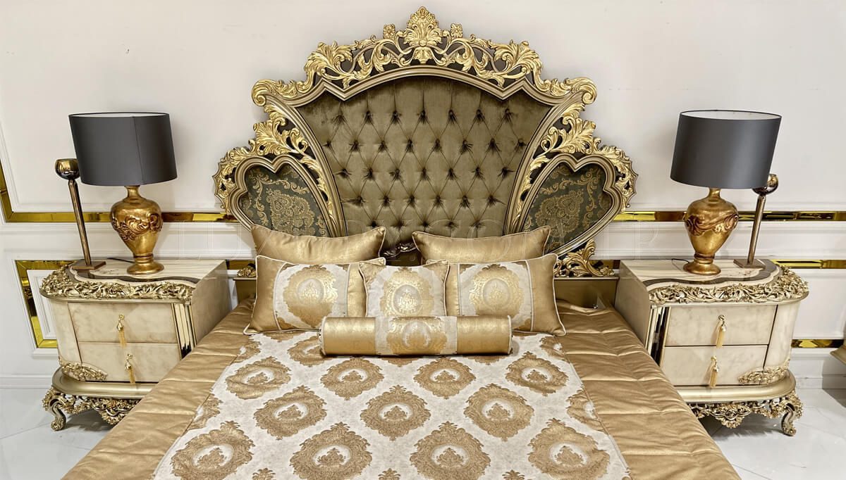Royal Begonya Hand Carved Teak King Size Bed, Saharanpur, view 4
