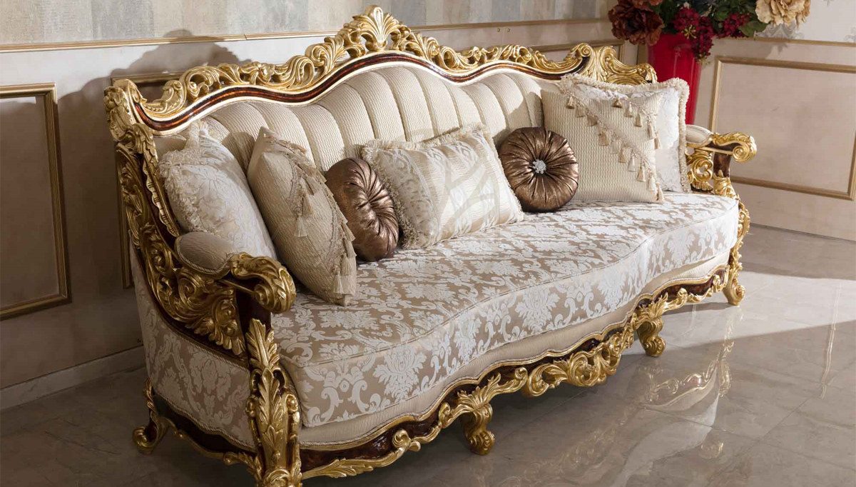 Royal Sultanzade Hand Carved Teak Sofa Set, Saharanpur, view 3