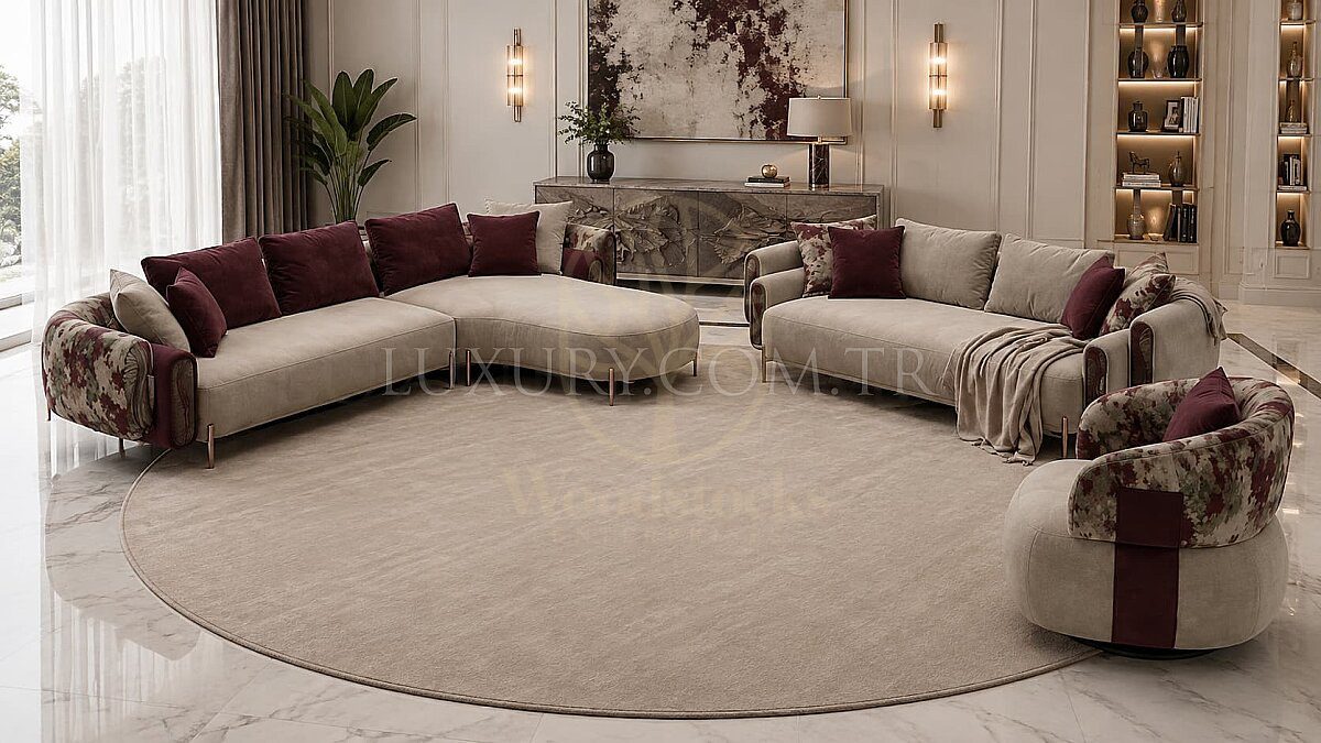 Luxury Narin Handcrafted Teak Sofa Set, Saharanpur, Sofa Set