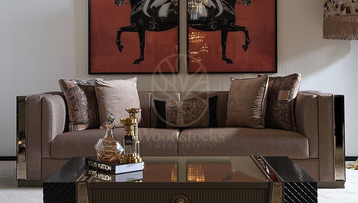 Luxury Noble Handcrafted Teak Sofa Set, Saharanpur, view 4