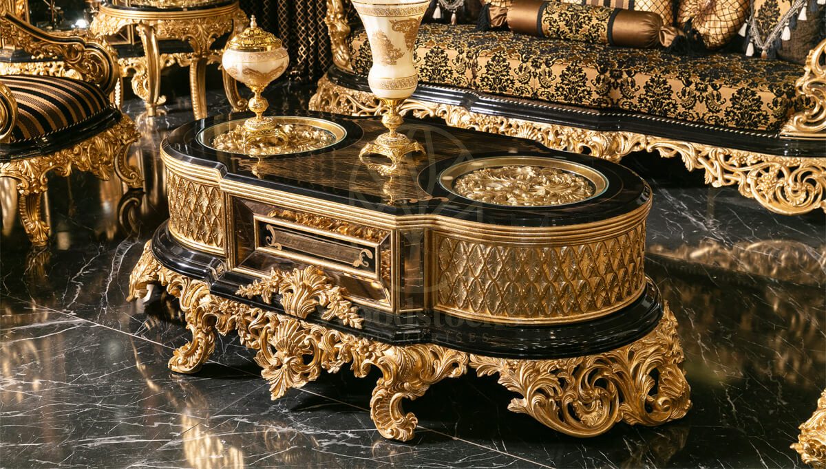 Royal Hazar Hand Carved Teak Sofa Set II, Saharanpur, view 4