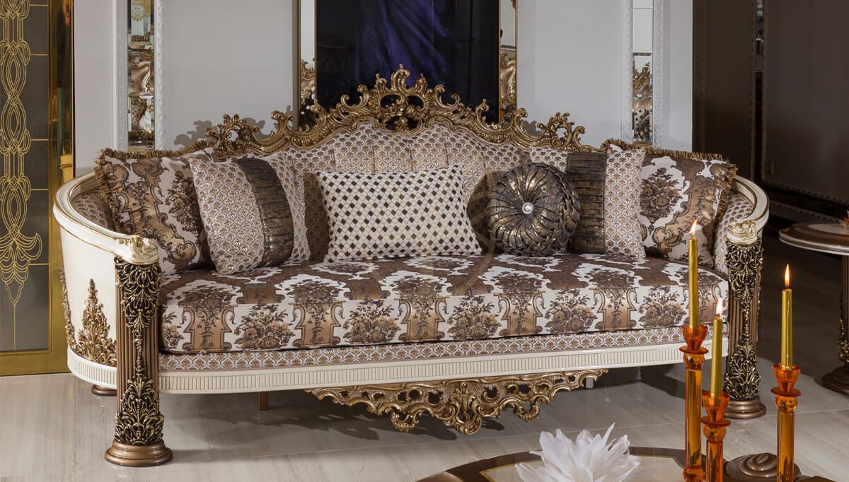 Royal Beril Hand Carved Teak Sofa Set, Saharanpur, view 5