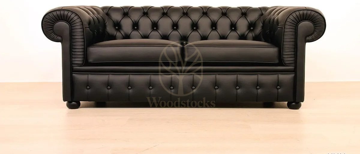 Royal London Chesterfield Hand Carved Teak Sofa Set, Saharanpur, Sofa Set