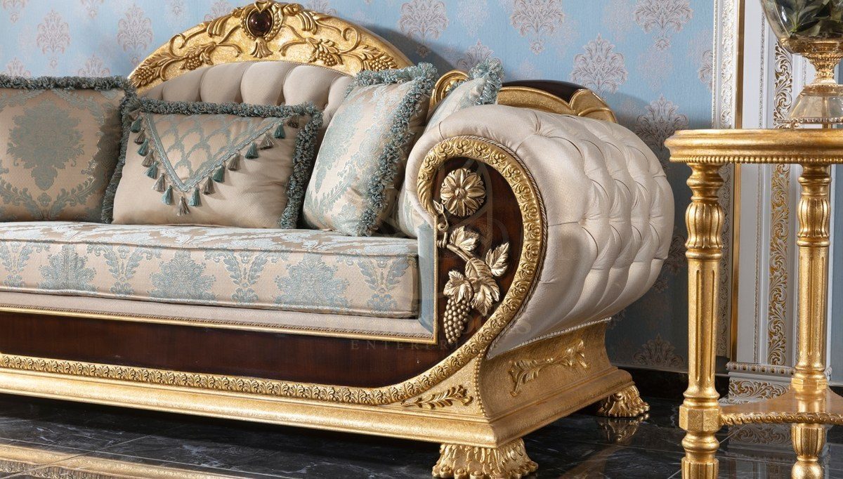 Royal Vanera Hand Carved Teak Sofa Set, Saharanpur, view 4