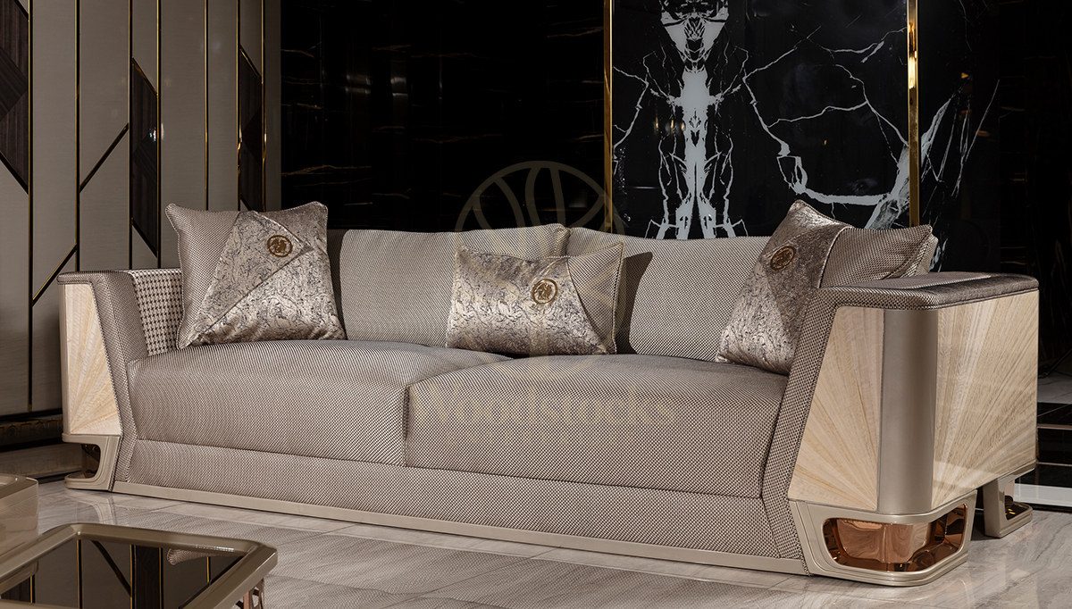 Luxury Latina Handcrafted Teak Sofa Set, Saharanpur, view 8