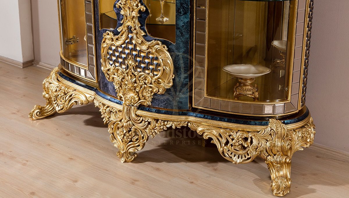 Royal Dubai Hand Carved Teak Dining Table Set, Saharanpur, view 10