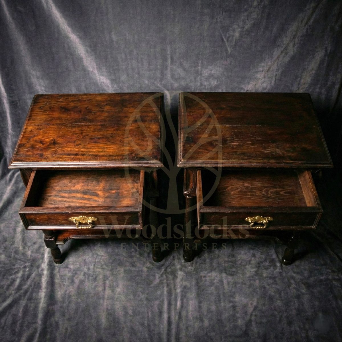 Luxury Teak Kensington Edwardian Night Tables, Saharanpur, view 5