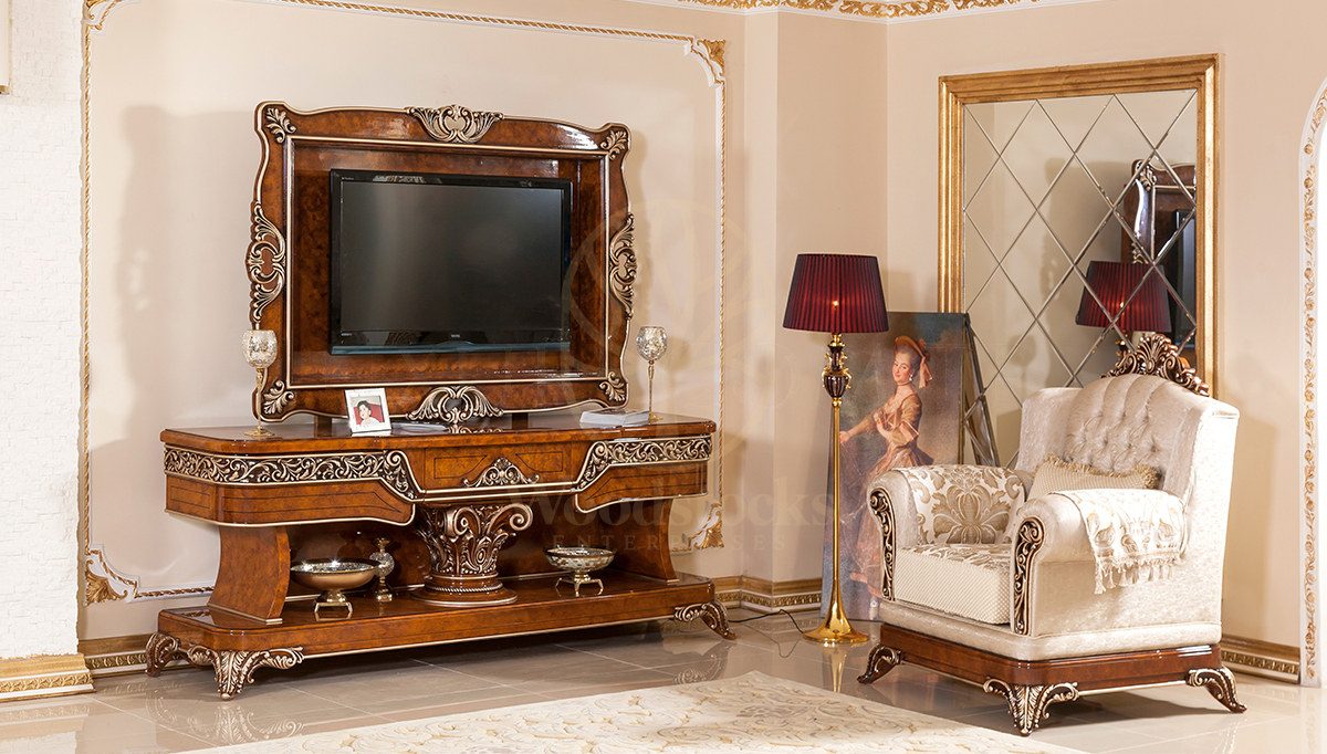 Royal Safir Hand Carved Teak Sofa Set, Saharanpur, view 5