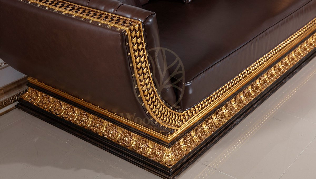 Royal Hunkar Hand Carved Teak Office Table, Saharanpur, view 5