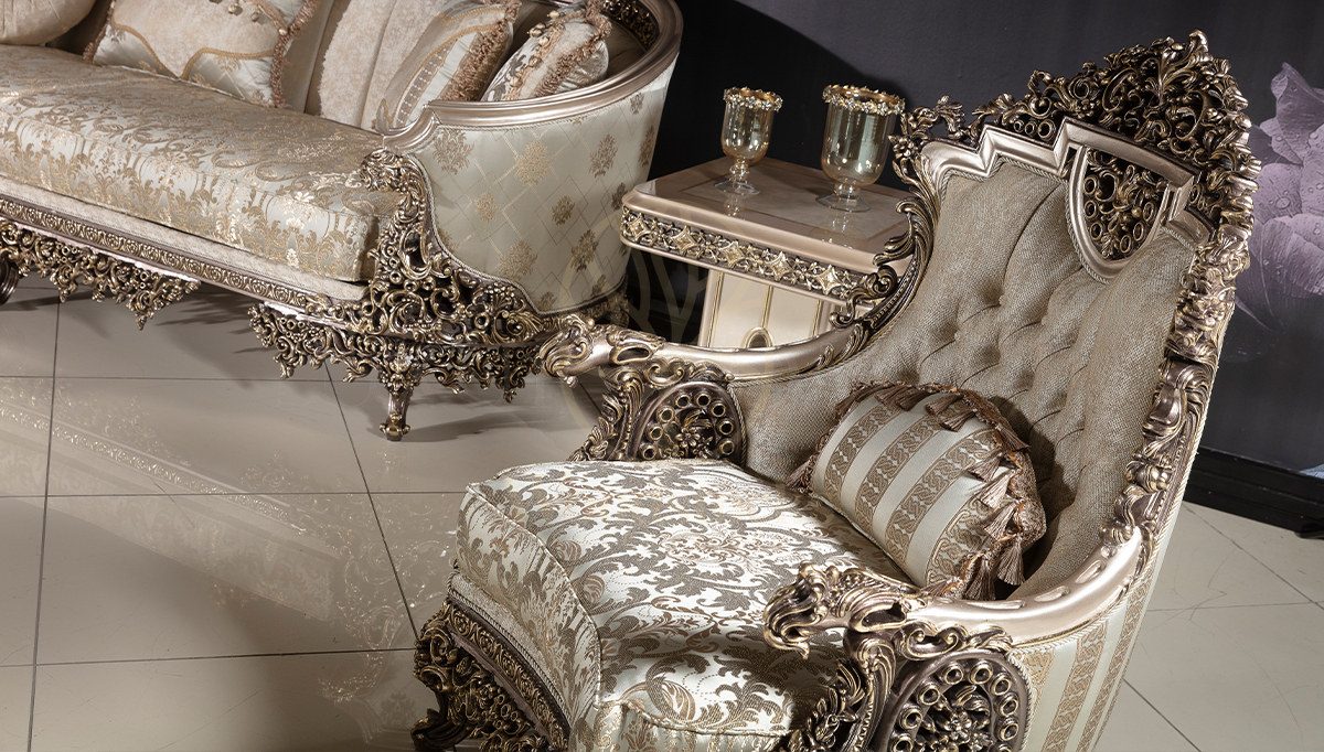 Royal Lefkosa Hand Carved Teak Sofa Set, Saharanpur, view 9