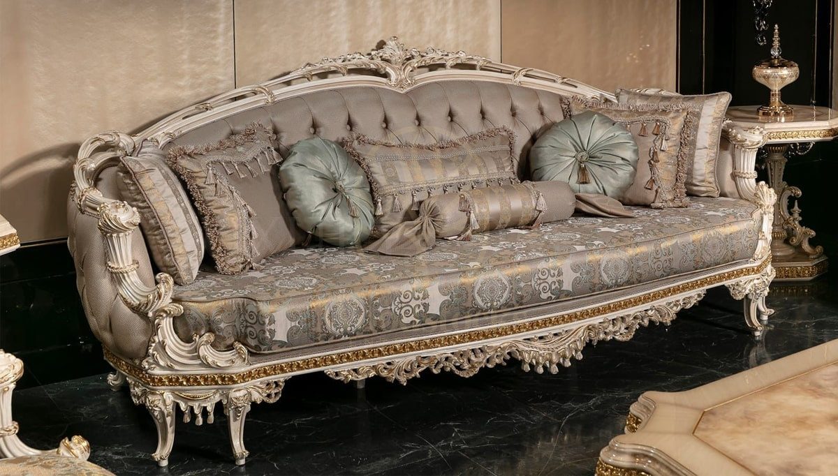 Royal Defne Hand Carved Teak Sofa Set, Saharanpur, view 4