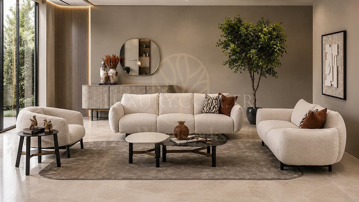Luxury Valencia Handcrafted Teak Sofa Set, Saharanpur, Sofa Set