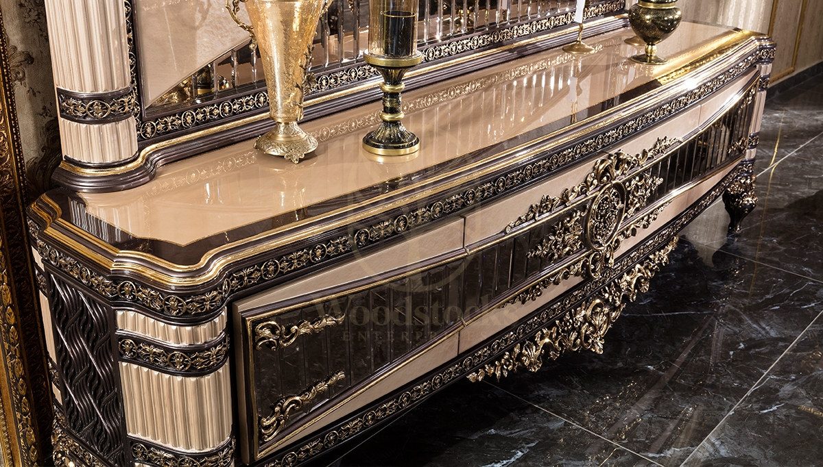 Luxury Giza Handcrafted Teak TV Cabinet, Saharanpur, view 5
