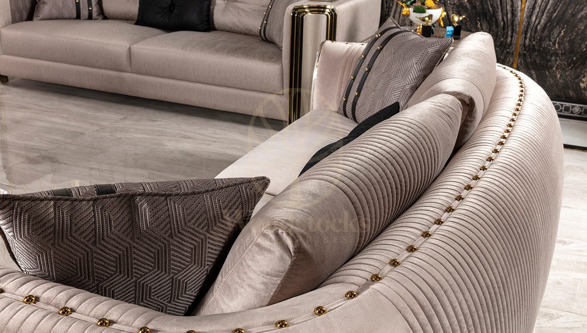Luxury Tortona Handcrafted Teak Sofa Set, Saharanpur, view 9