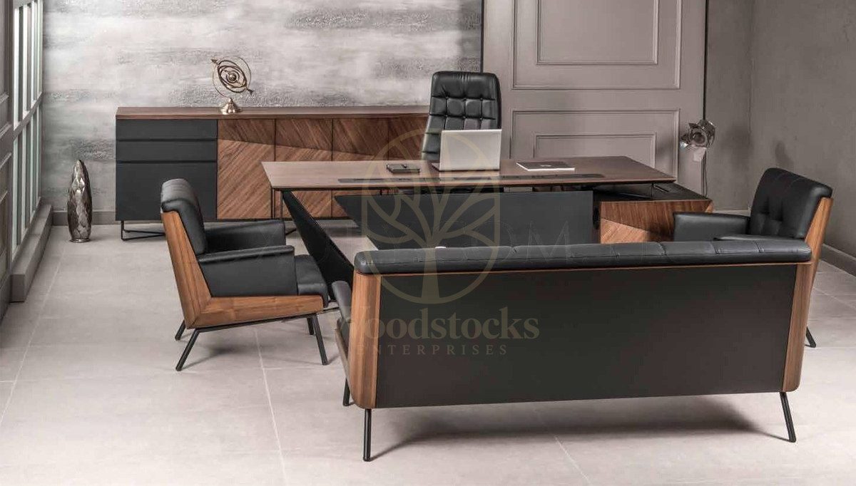 Luxury Hanley Handcrafted Teak Office Table, Saharanpur, Office & Study Table