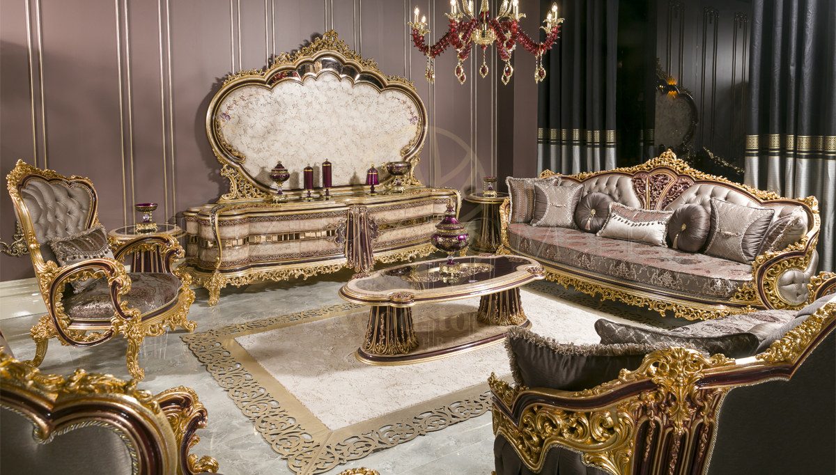 Royal Majeste Hand Carved Teak Sofa Set, Saharanpur, Sofa Set