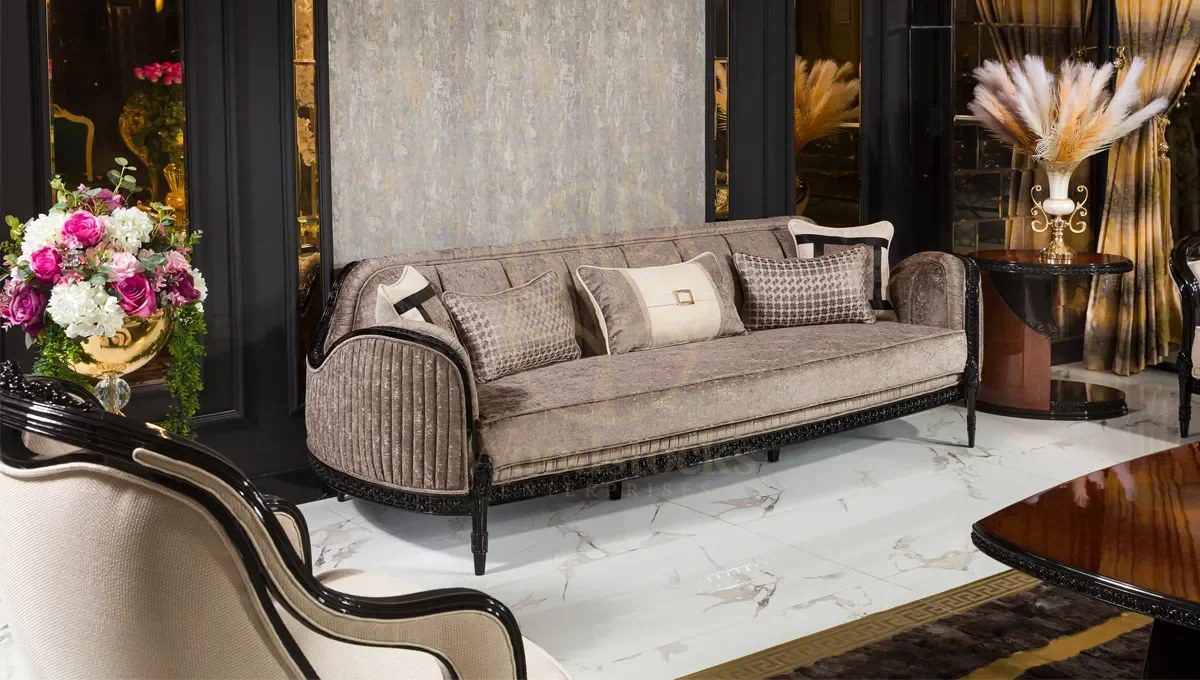 Royal Casa Hand Carved Teak Sofa Set, Saharanpur, view 3