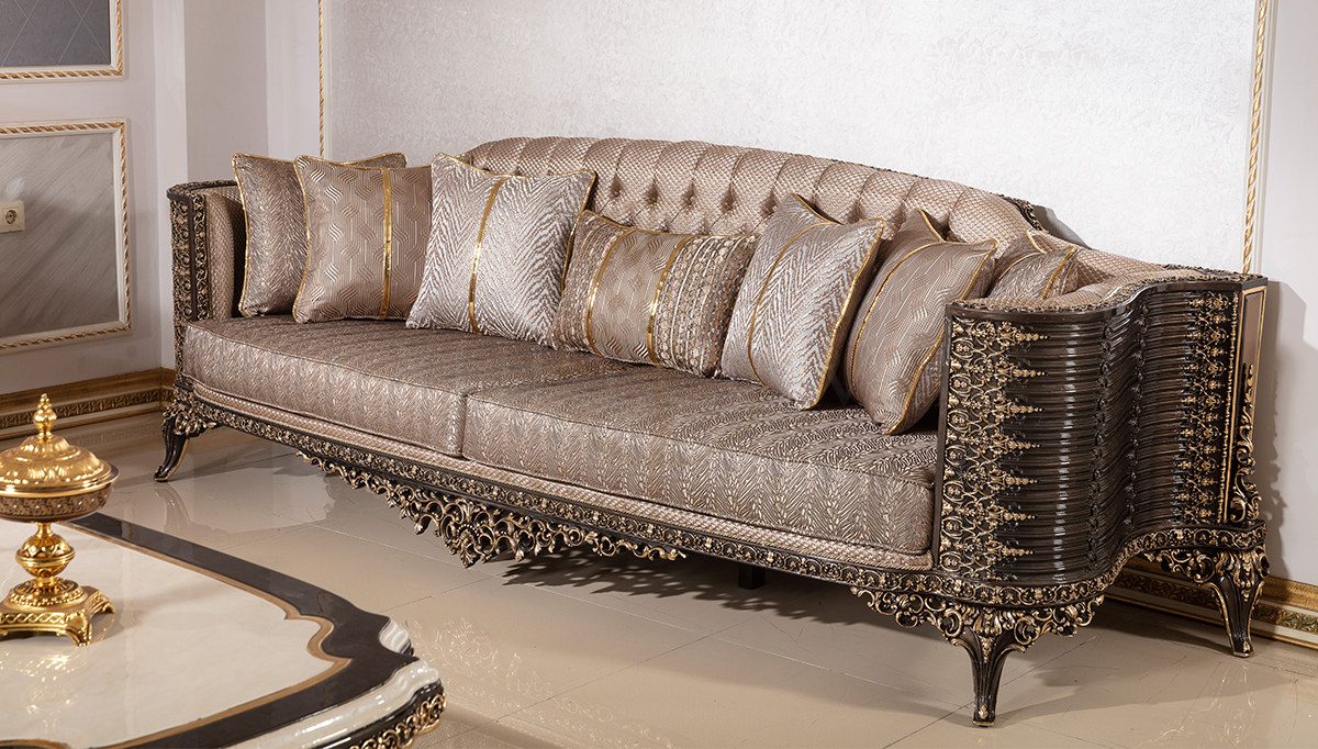 Royal Poltava Hand Carved Teak Sofa Set, Saharanpur, view 8