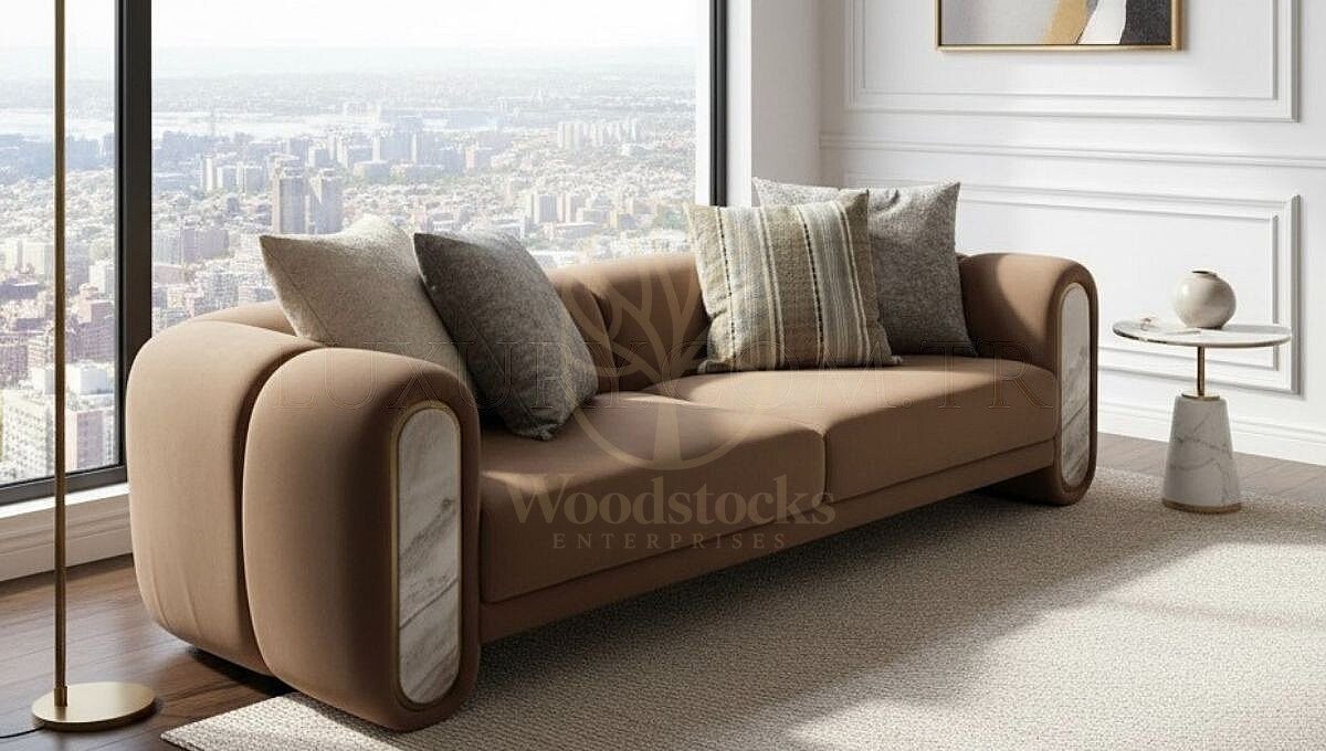 Luxury Avero Handcrafted Teak Sofa Set, Saharanpur, view 6