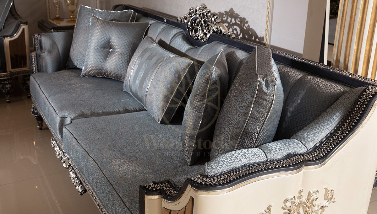 Royal Vanesa Hand Carved Teak Sofa Set II, Saharanpur, view 8