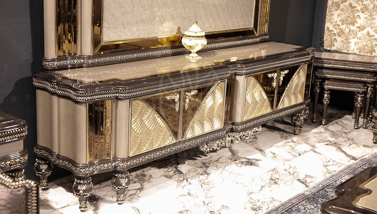 Royal Vanesa Hand Carved Teak TV Cabinet, Saharanpur, view 9