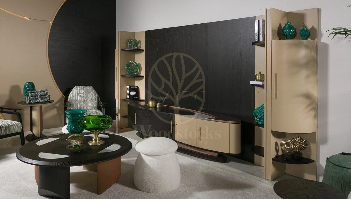 Luxury Armani Handcrafted Teak TV Cabinet, Saharanpur, TV Cabinet