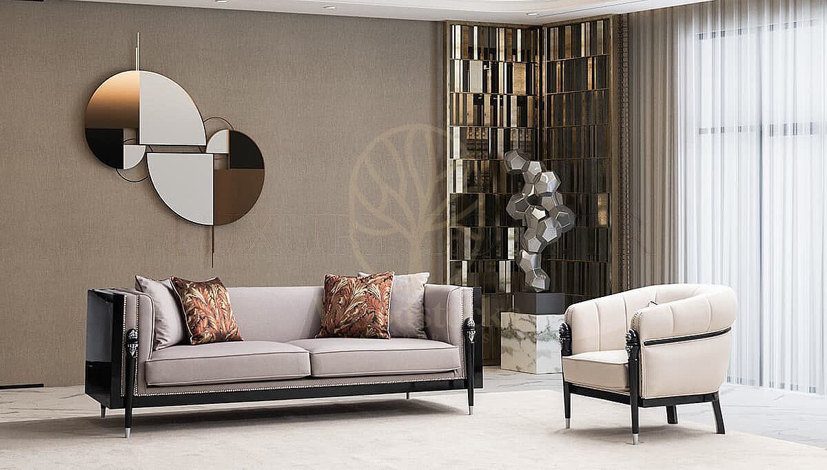 Luxury Ilvano Handcrafted Teak Sofa Set, Saharanpur, view 3