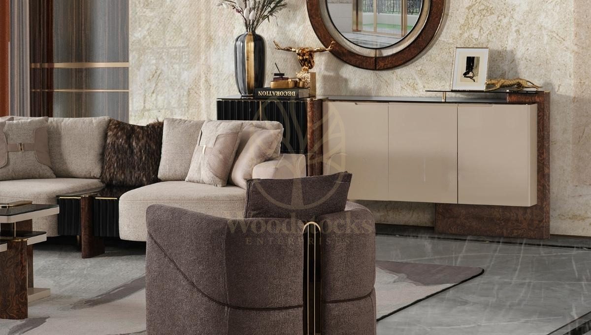 Luxury Lilia Handcrafted Teak Sofa Set, Saharanpur, view 3