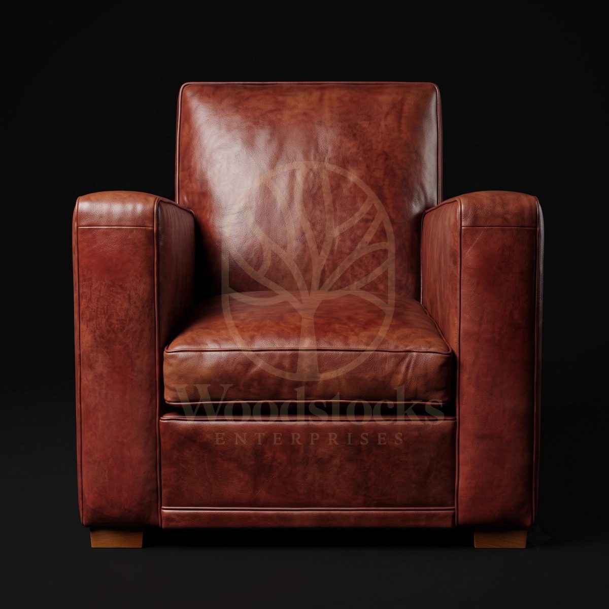 Luxury Teak Champs-Élysées Art Deco Club Chair, Saharanpur, view 2