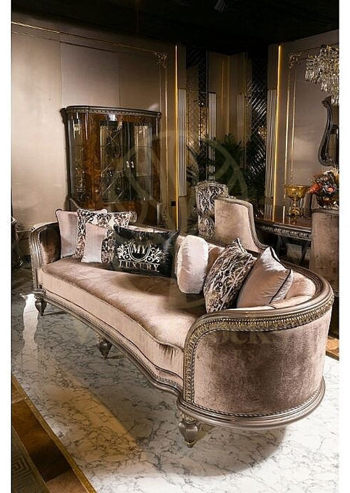 Royal Exotic Hand Carved Teak Sofa Set, Saharanpur, view 5