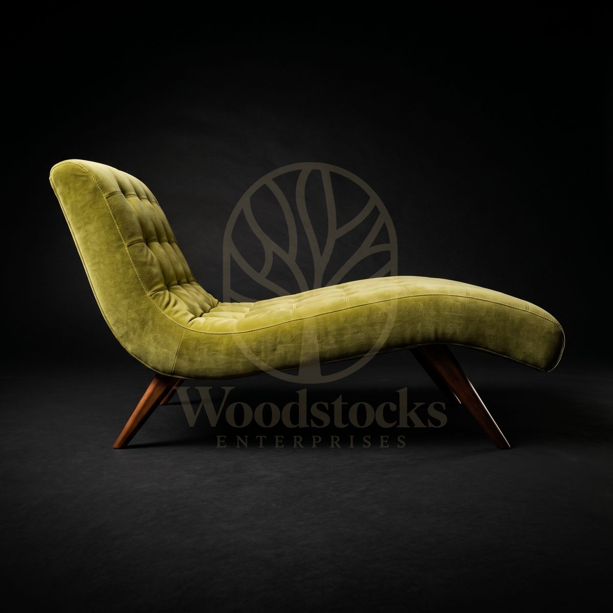 Luxury Teak Luzerne Serpentine Wave Chaise, Saharanpur, view 3