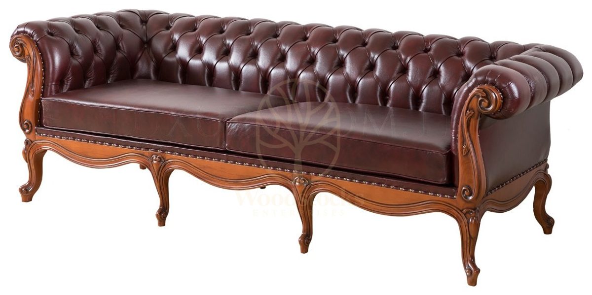 Royal Perova Hand Carved Teak Office Sofa Set, Saharanpur, view 2