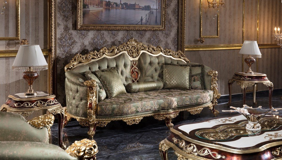 Royal Miresa Hand Carved Teak Sofa Set, Saharanpur, view 2