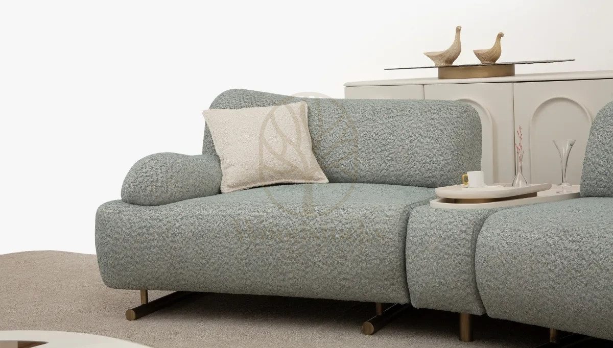 Luxury Aluna Bohemian Handcrafted Teak Sofa Set, Saharanpur, view 4