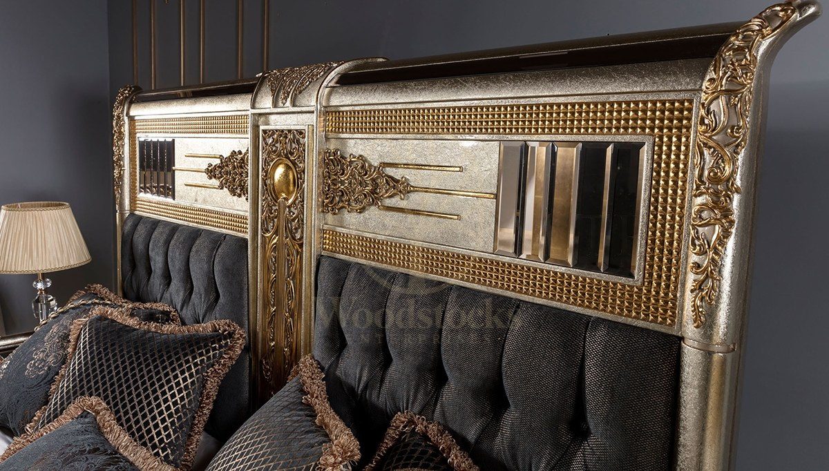 Royal Paris Hand Carved Teak King Size Bed, Saharanpur, view 6