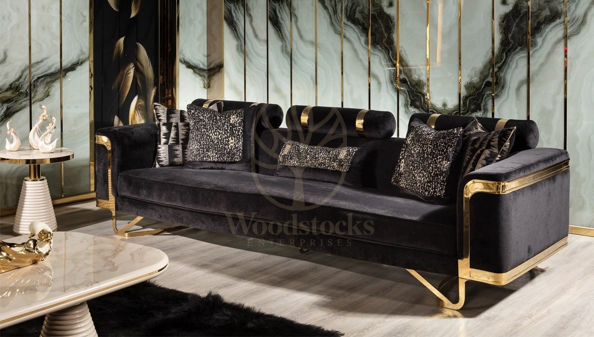 Luxury Novelda Handcrafted Teak Sofa Set, Saharanpur, view 2
