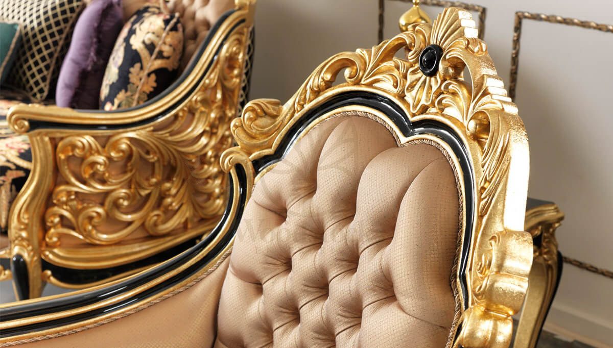 Royal Harzemsah Black Hand Carved Teak Sofa Set, Saharanpur, view 10