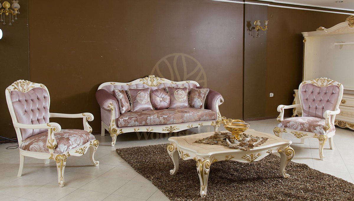 Royal Kutalp Hand Carved Teak Sofa Set II, Saharanpur, Sofa Set