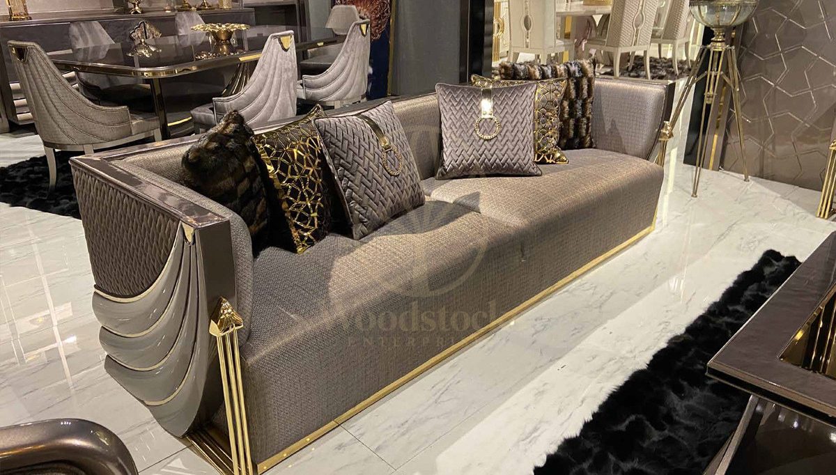 Luxury Pereta Handcrafted Teak Sofa Set, Saharanpur, view 3