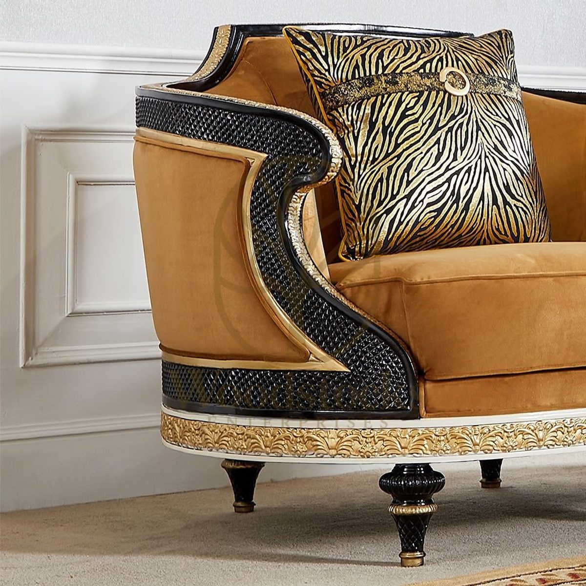 Teak Contemporary Brown Living Room Chair, Chairs