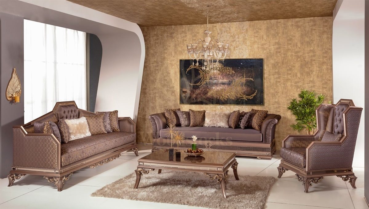 Royal Prince Hand Carved Teak Sofa Set, Saharanpur, Sofa Set