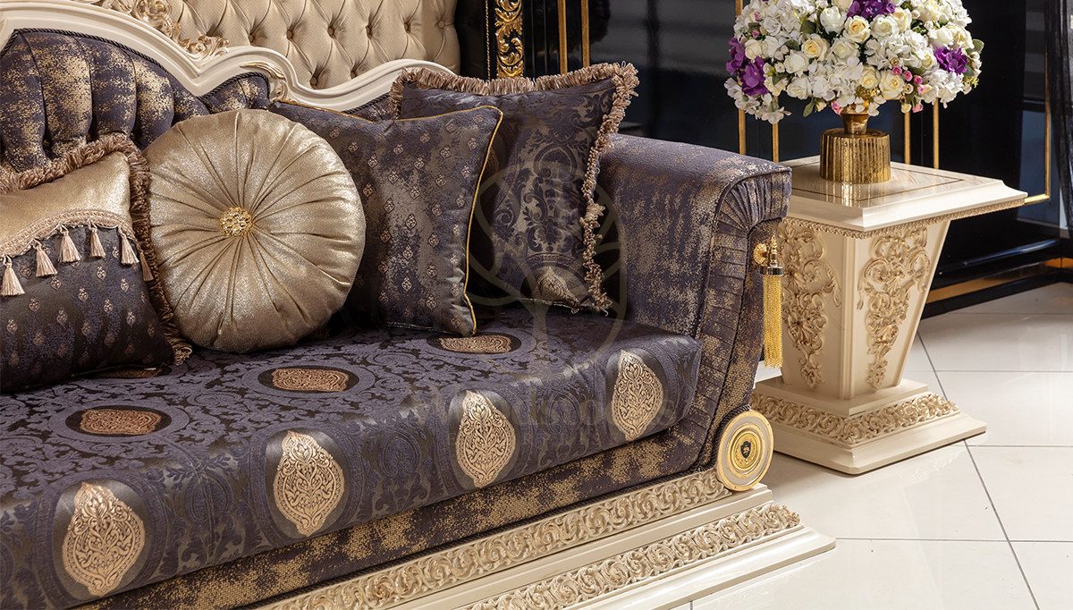 Royal Toronto Hand Carved Teak Sofa Set II, Saharanpur, view 9