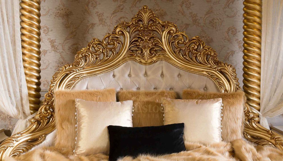 Royal Sultanzade Hand Carved Teak King Size Bed, Saharanpur, view 6