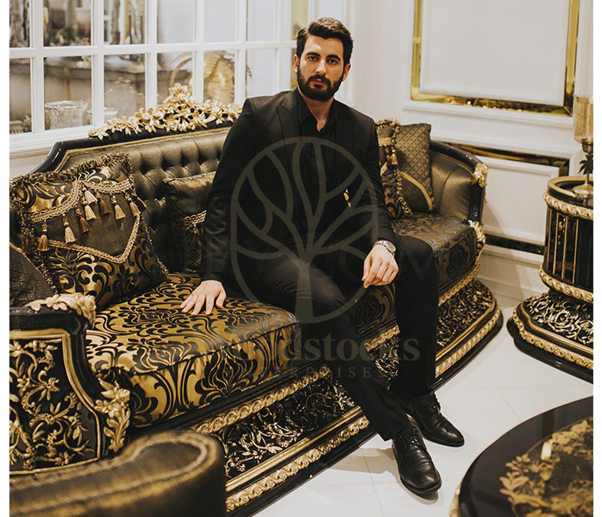 Royal Hercai Hand Carved Teak Sofa Set, Saharanpur, view 8